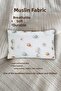 2 Pieces of 100% Muslin Organic Cotton Fabric Children's Pillows, Neck Support Pillow, First Quality Silicone. - 2