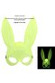 Glow-In-The-Dark Phosphorescent Rabbit Mask – Glow Bunny Masquerade Mask (32X22 cm) Rsieg430-Cc84 - 3