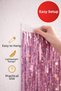 Rose Shiny Party Curtain 100X200 cm – Birthday, Baby Shower, Photography Backdrop 100*200 - 5