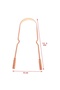 Copper Oil Pulling Oil Pulling Tongue Plaque Removal Tool Tongue Brush Scraper Tongue Spoon - 5