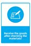 Take Control of Your Malt and Deliver It! Isg Warning Sign Pvc A5 15X21 cm