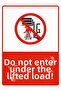 Don'T Take on Heavy Loads! Isg Warning Sign Pvc A3 30X42 cm