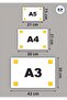 انتبه! لافتة تحذيرية للخطر البيولوجي مصنوعة من البلاستيك PVC مقاس A3 30×42 سم - 3