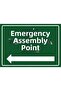 Emergency Assembly Place Isg Warning Sign Pvc A3 30X42 cm