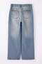Mavi Yüksek Bel Geniş Paça Wide Leg %100 Pamuk Büyük Beden Jeans TBBAW26CJ00060 - 7