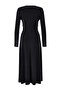 Siyah A-Kesim/Çan Form Maxi Örme Elbise TPRSS26EL00002 - 6