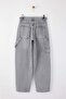 Gri Yüksek Bel Bol Kesim Loose Baggy Jeans TWOAW24JE00308 - 6