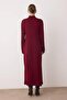 Bordo İnci Aksesuar Detaylı Triko Elbise TCTAW26EB00061 - 4