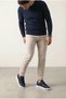 Men's Sports Shoes Casual Sneaker Navy Blue Color Orthopedic Sole M801 - 5