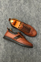 Tan Daily Comfortable Walking Sneaker Oversized Lightweight Sports Shoes - 8