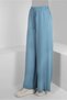 WIDE LEGS WITH RUBBER WAIST PANT 70507 - 3