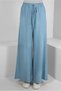 WIDE LEGS WITH RUBBER WAIST PANT 70507 - 2