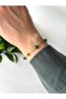 Real Natural Stone Stainless Steel Gold Color Exquisite Bracelet - 4