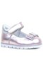 Genuine Leather Pink Silver Baby Girl Ballet Shoes - 2