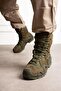 Ss603 Waterproof Lace-Up Tactical/Outdoor Winter Military Long Khaki Desert Boots 47
