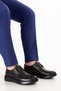 Men's Genuine Leather Groom's and Suit Shoes Lightweight Comfortable Add.3006 Black - 2