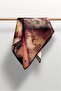 Women's Twill Silk Scarf Beige Gray - 4