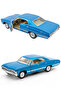 1:43 1967 Blue Chevrolet Impala Pull Back Metal Car