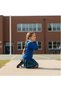 Girl's Navy Blue Bow Ribbed Knit Cardigan – Cotton, Buttoned, School and Daily Use - 4