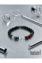 Original Aquarius Zodiac Natural Stone Bracelet - Agate-Fluorite-Crystal Quartz-Onyx - 3