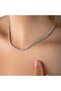 Silver Colored Classic Waterway Necklace - 4