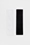 مجموعة من 2 شريطة شعر مرنة