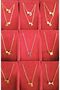 Steel letter heart pendant, stainless steel necklace, non-tarnishing GOLD, stylish detailed gift necklaces GOLD - 2