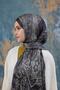 Anthracite Indian Voile Shawl - 5008-13 - 2