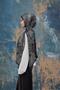 Anthracite Indian Voile Shawl - 5008-13 - 3