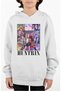 Illustrated Huntrix Printed Children's Hooded Sweatshirt, Unisex Kpop Demon Hunters Themed Hoodie