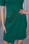 Women's Short Sleeve Pleated Dress - 7