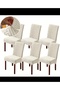 Chair Cover Chair Cover Stretch Fabric Stretchable Washable 6Pcs Key Pattern Chair Cover