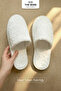 10 Pairs |   Welsoft Disposable Premium Hotel & Spa Slippers |   Non-Slip Base |   White - 2