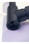360° Rotatable Kitchen Mixer Tap with Dual Spray, Spiral Spring - Black - 3