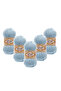 5 Pieces Baby Best Anti-Pilling Bamboo Blend 40 Blue - 100 Gr. 240 Meters.