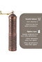 Copper Zamak Black Pepper, Coffee, Black Cumin and Poppy Hand Mill Grinder 22 cm - 3