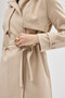 3095A Piece Detail Pocketed Coat Stone - 4