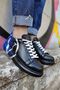 Pittura high quality alexandre sole special printed men's sneaker black blue v - 3