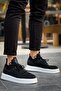 Fusion High Quality Knitwear Slip-On Comfortable Men's Sneakers Black White - 4