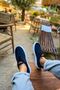 Velluto Premium Velvet Style Men's Casual Shoes Black White - 3