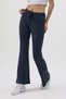 8246A Flared Elastic Waist Trousers Anthracite - 2