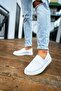 Zrc191 high quality laceless daily men's espadrille white - 4