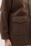 3102A Large Pocket Coat Brown - 4