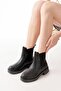 Zri̇n-2137 Premium Black Elastic Daily Women's Boots
