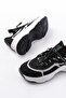 Zri̇n-3001 Premium Black Lace-Up Mesh Casual Sneaker - 5