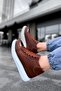 Roma Mirror Lace-Up Winter Men's Boots Brown - 4