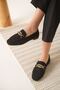 Sally Premium Women's Black Mink Casual Ballet Flats - 5