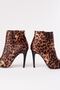 Zri̇n-4802 Premium Leopard High Thin Heeled Zippered Women's Boots - 7