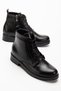 Zri̇n165-225 Premium Black Yanki Lace-Up Zippered Casual Women's Boots - 5