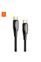 كابل شحن سريع PD بقوة 100 وات (USB-C إلى C) بطول 1.2 متر (سبائك الزنك)